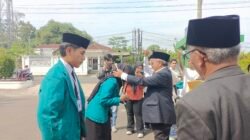 Pelepasan Mahasiswa KKN-IK Institut Nahdatul Ulama (INU) Ciamis 2026. (Dok, foto. Fauza/kondusif.com)