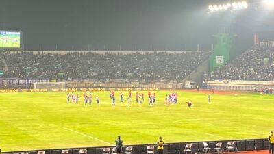 Usai laga Persib Bandung vs Tampines Rovers di Stadion Si Jalak Harupat, Kabupaten Bandung, Jumat (31/7/2026). (Dok, foto. Kondusif.com)