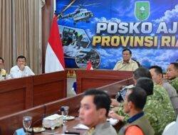 Prabowo Pimpin Evaluasi Karhutla Riau, 900 Hektare Lahan Masih Terbakar