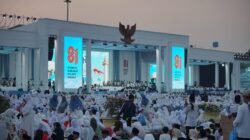 Sebanyak 1.919 ASN di lingkungan Kantor Kemenag Kabupaten Ciamis mengikuti Dzikir dan Doa Kebangsaan di Monas. (Dok foto. Tim Kondusif.com)