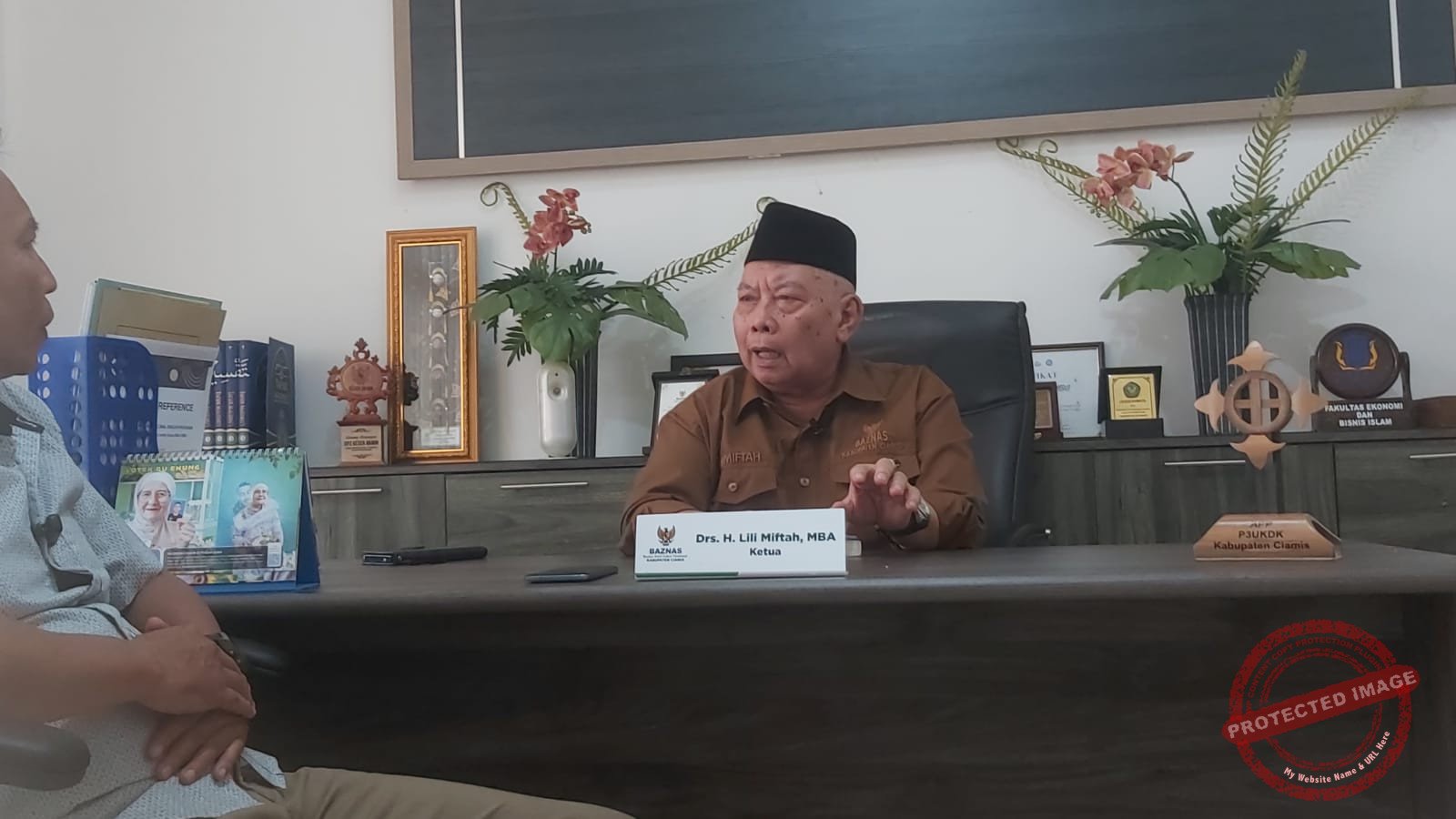 Ketua BAZNAS Kabupaten Ciamis, Drs. H. Lili Miftah, M.BA.,