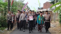 Polres Ciamis Gelar Upacara Pemakaman Kedinasan untuk IPTU Purwahyo Tulus Widodo