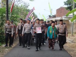 Polres Ciamis Gelar Upacara Pemakaman Kedinasan untuk IPTU Purwahyo Tulus Widodo