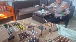 Gudang Miras di Cibatu Garut Dibongkar, Polisi Sita 308 Botol