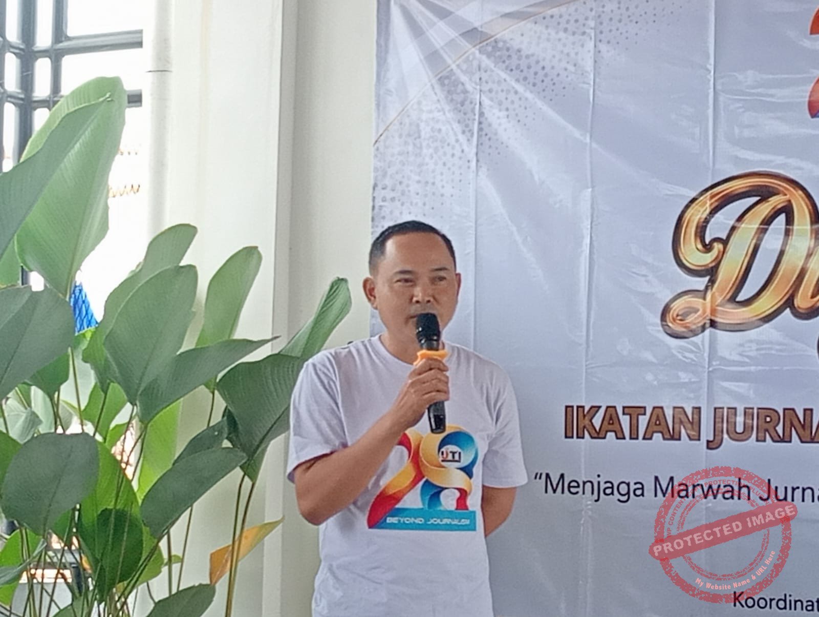 Ketua Ikatan Jurnalis Televisi Indonesia (IJTI) Korda Galuh Raya, Yosep Trisna