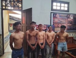 Lima Pemuda Diduga Mabuk dan Ugal-Ugalan di Jalan Raya Diamankan Polsek Cibatu