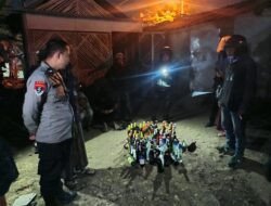 Puluhan Botol Miras Disita dari Warung di Cihaurbeuti, Polisi Gelar Operasi Pekat