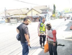 Polisi Amankan ODGJ di Depan Toko Mixue Kadungora