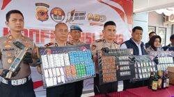 Barang bukti sabu saat Konferensi pers di Mapolres Ciamis