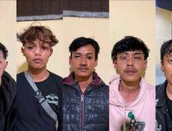 Patroli Dini Hari di Garut, Polisi Amankan Empat Pemuda Diduga Mabuk yang Membawa Senjata Tajam