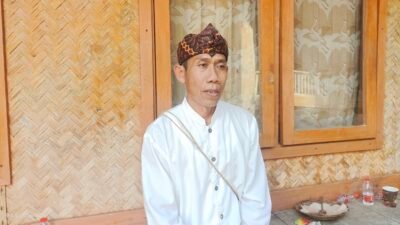 Wakil Ketua Adat Kampung Adat Kuta Ciamis sekaligus Kepala Dusun Kuta, Didi Sardi. (Dok, foto. Kondusif.com)