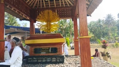 Tugu Kalpataru Diproyeksikan Jadi Ikon Baru Kampung Adat Kuta Ciamis