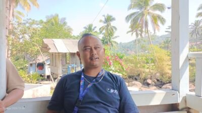 Pengelola Wisata Cadas Ngampar, Fauzan alias Zam Zam. (Dok, foto. Kondusif.com)