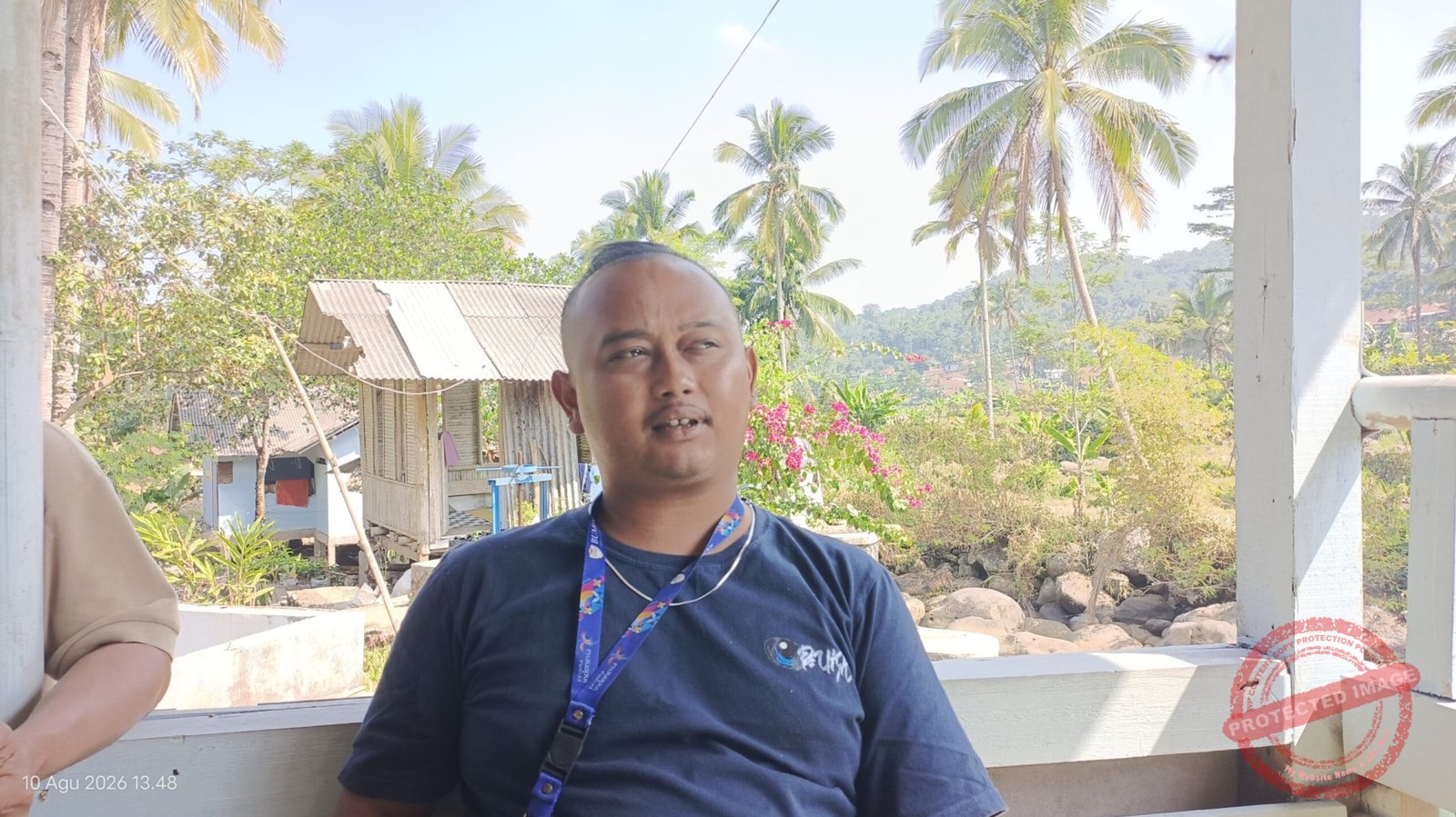 Pengelola Wisata Cadas Ngampar, Fauzan alias Zam Zam. (Dok, foto. Kondusif.com)