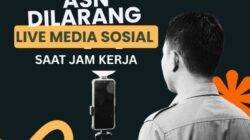 ASN Dilarang Live Media Sosial. (Dok, foto. Instagram/@disdikjabar)