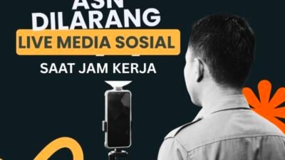 ASN Dilarang Live Media Sosial. (Dok, foto. Instagram/@disdikjabar)