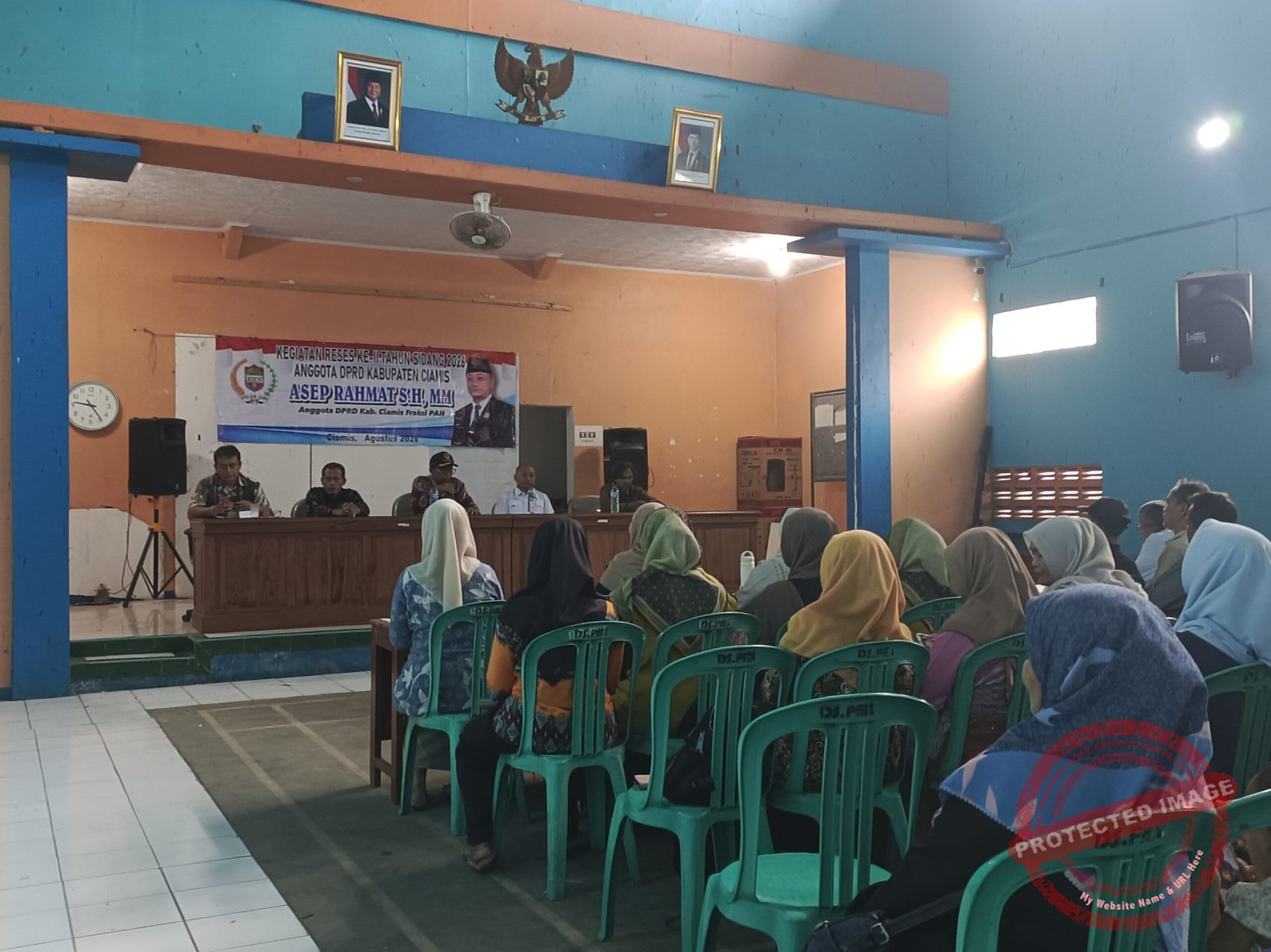 Reses Anggota DPRD Ciamis, Asep Rahmat di Desa Pamalayan.