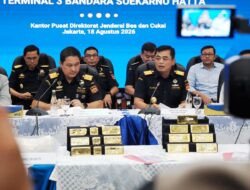 Bea Cukai Gagalkan Ekspor 22,3 Kilogram Emas, Dua WN Tiongkok Ditahan