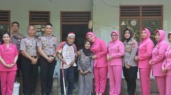 Rumah Karnaen di Cisaga Ciamis Dibedah, Kapolres Cek Proses Pembangunan