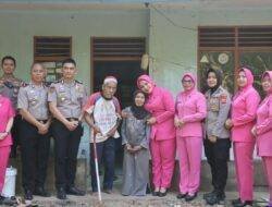 Rumah Karnaen di Cisaga Ciamis Dibedah, Kapolres Cek Proses Pembangunan