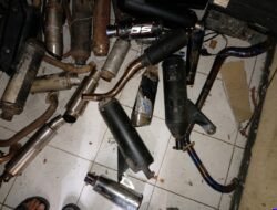 Razia di Bungbulang Garut, Polisi Sita 19 Knalpot Brong