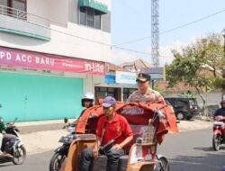 Bertukar Kursi di Becak Listrik, Kapolres Ciamis Antar Sopir Keliling Kota
