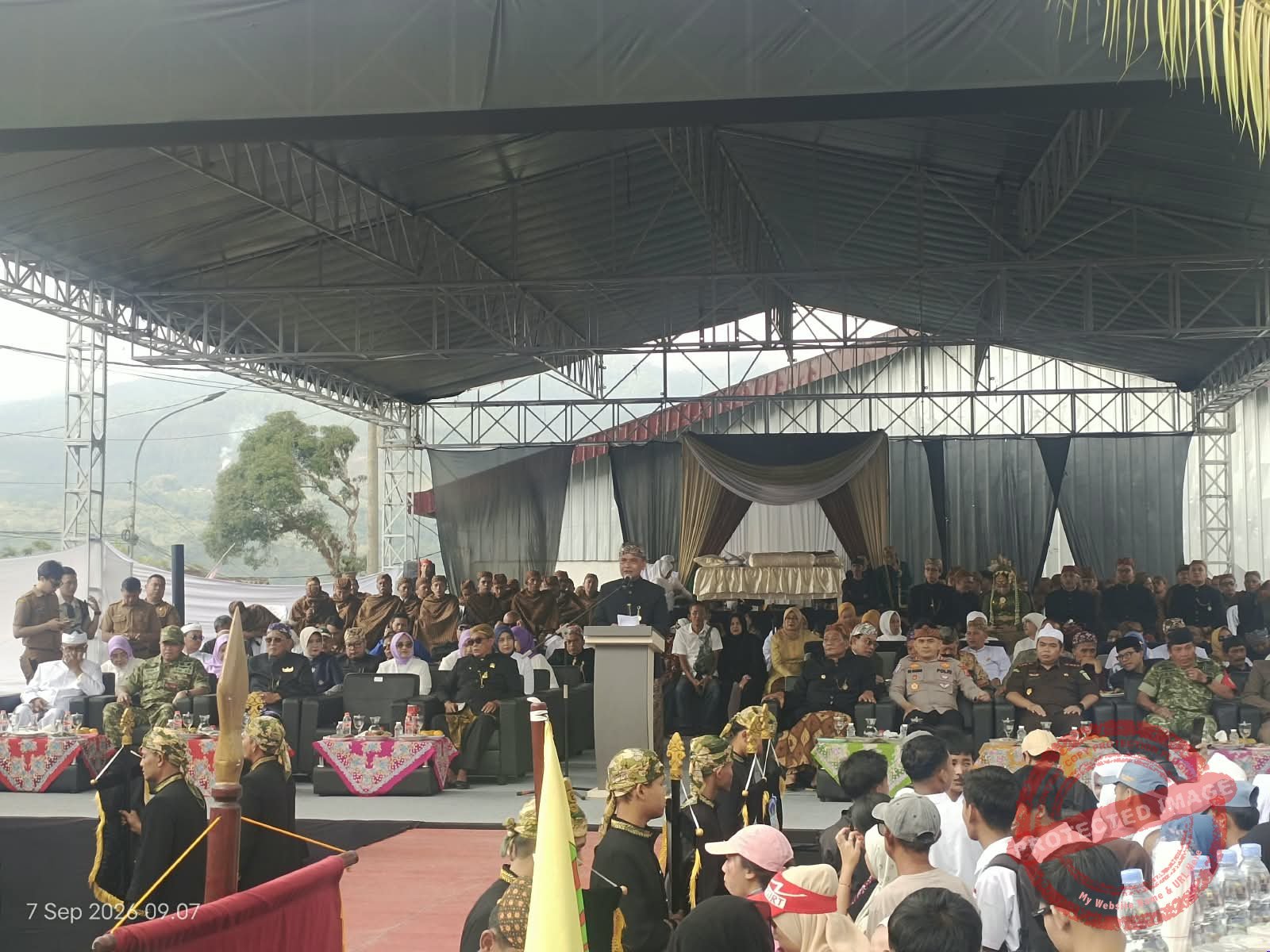 Keterangan foto: Ketua Panitia Nyangku 2026 sekaligus mewakili Yayasan Borosngora, Prof. Dr. H. Djohan Rochanda Wiradinata. (Dok, foto. Fauza Khodir/Kondusif.com)