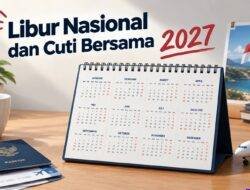 SKB Tiga Menteri Terbit, Ini Daftar Libur Nasional dan Cuti Bersama 2027