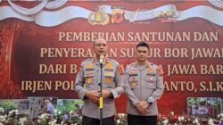 Kapolda Jawa Barat (Jabar) Irjen Pol Pipit Rismanto (kiri), Kapolres Ciamis, AKBP Eko Iskandar, (kanan). Foto: Kondusif.com