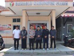 Kapolres Ciamis dan Bawaslu Bahas Komunikasi Pengawasan Tahapan Pemilu