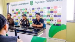 Faris, pemain PSGC Ciamis, menyampaikan kondisi tim dan kesiapan mental pemain muda menjelang laga menghadapi Semen Padang pada pekan ketiga Pegadaian Championship 2026-2027 di Stadion Galuh Ciamis, Jumat (25/9/2026).