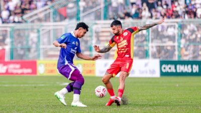 PSGC Ciamis vs Semen Padang di Satdion Galuh Ciamis. (Dok, foto. Istimewa)