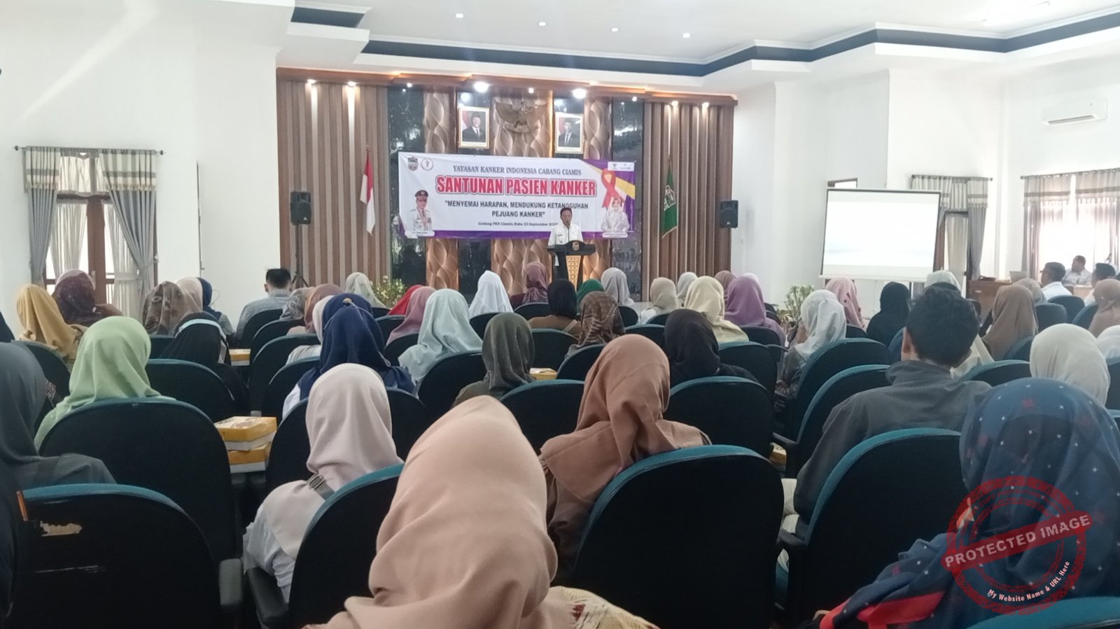 Foto: Bupati Ciamis Dr H Herdiat Sunarya Saat Memberikan Sambutan