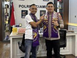 Jelang Liga 2, Suporter Balad Galuh Temui Kapolres Ciamis Bahas Kamtibmas
