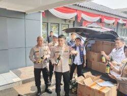 1.200 Botol Miras Tanpa Izin Disita di Ciamis, Dikirim dari Bandung