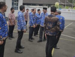 Jelang Apel, Bupati Ciamis Mendadak Cek Kebersihan Kantor OPD