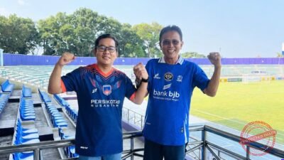 Foto:CEO Persikotas H. Ecep S. Yasa dan CEO PSGC H. Herdiat Sunarya.