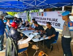 700 Kendaraan Diperiksa di Cijeungjing, Ada yang Langsung Lunasi Pajak di Tempat