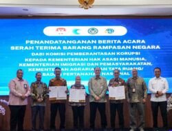 KPK Alihkan Aset Rampasan Korupsi Rp15,68 Miliar ke Tiga Kementerian