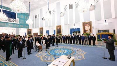 Pelantikan Watimpres Prabowo. (Dok, foto. BPMI Setpres)