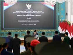 Prabowo Lantik Kristomei Sianturi Jadi Kepala BNPB, Dua Pejabat Baru Pimpin BPGMN