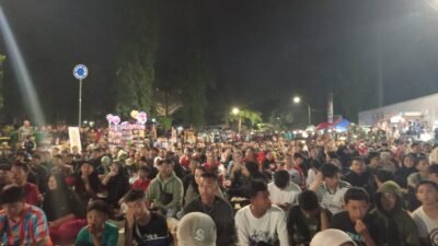 Nobar Final Indonesia vs Thailand, Jersei PSGC Jadi Rebutan Warga Ciamis