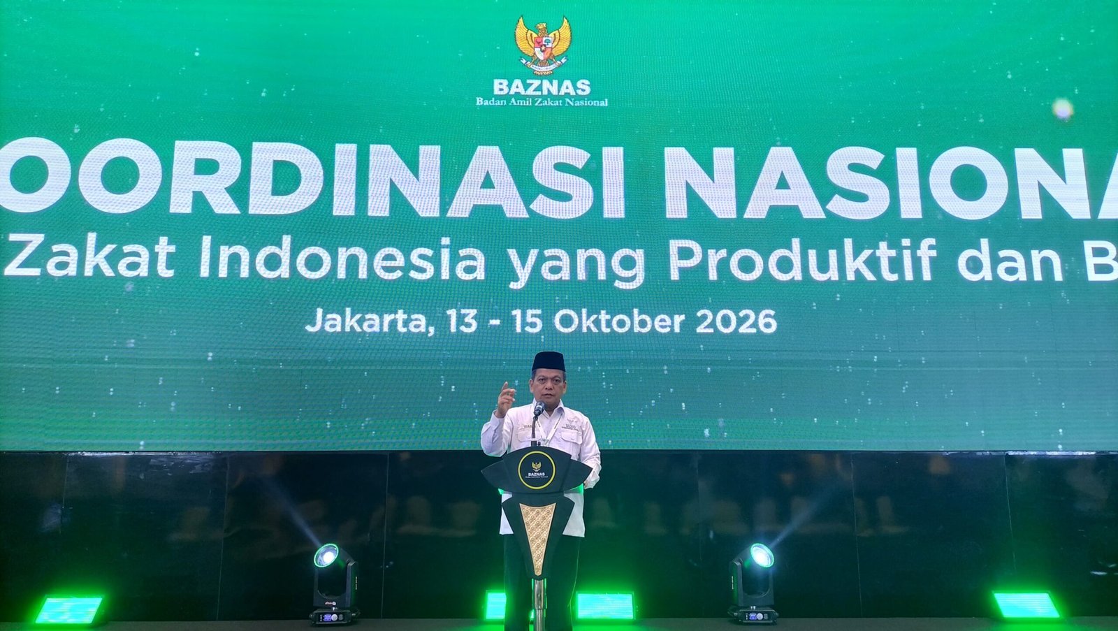 Foto;Wakil Ketua I BAZNAS Kabupaten Ciamis, Dr.H.Wasdi, M.Si