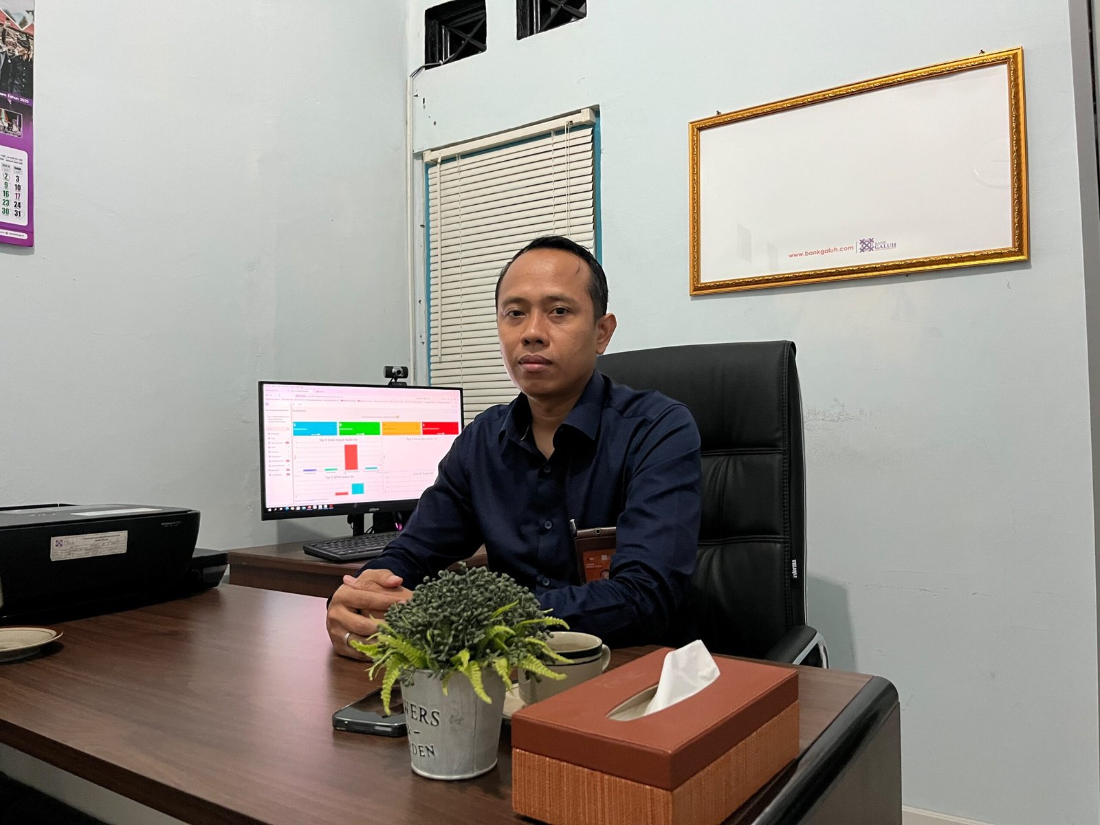 Direktur Utama Bank Galuh, Usman Ependi. (Dok, foto. Kondusif.com/fauza)